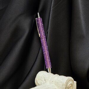 💖WOW! Lux Amythest Ombre Pave Crystal Pen